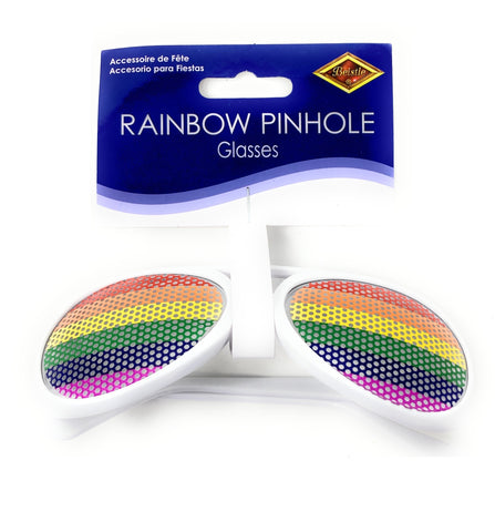 Rainbow Pinhole Glasses one size fits most